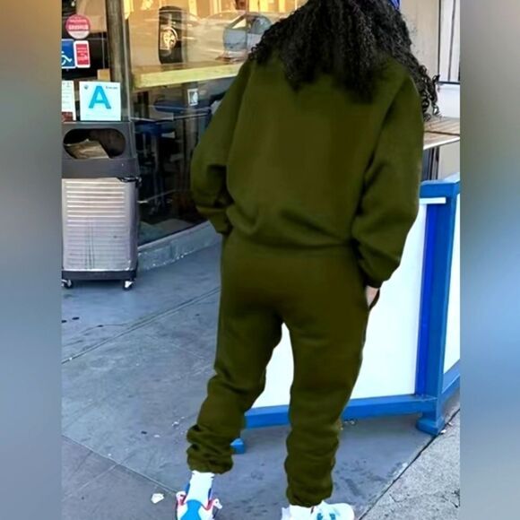 Ladies two-piece sweatsuit sz XL - Picture 4 of 5